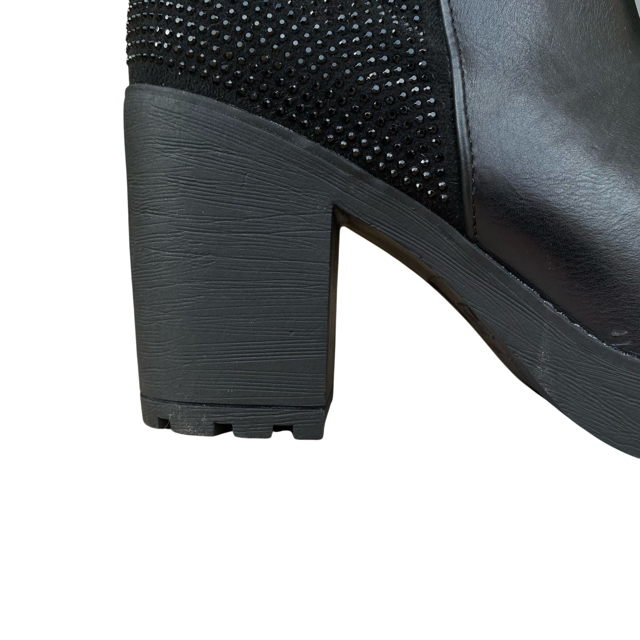 Sportiamo_Xti scarpa con tacco da donna Botin Negro 48611 nero4