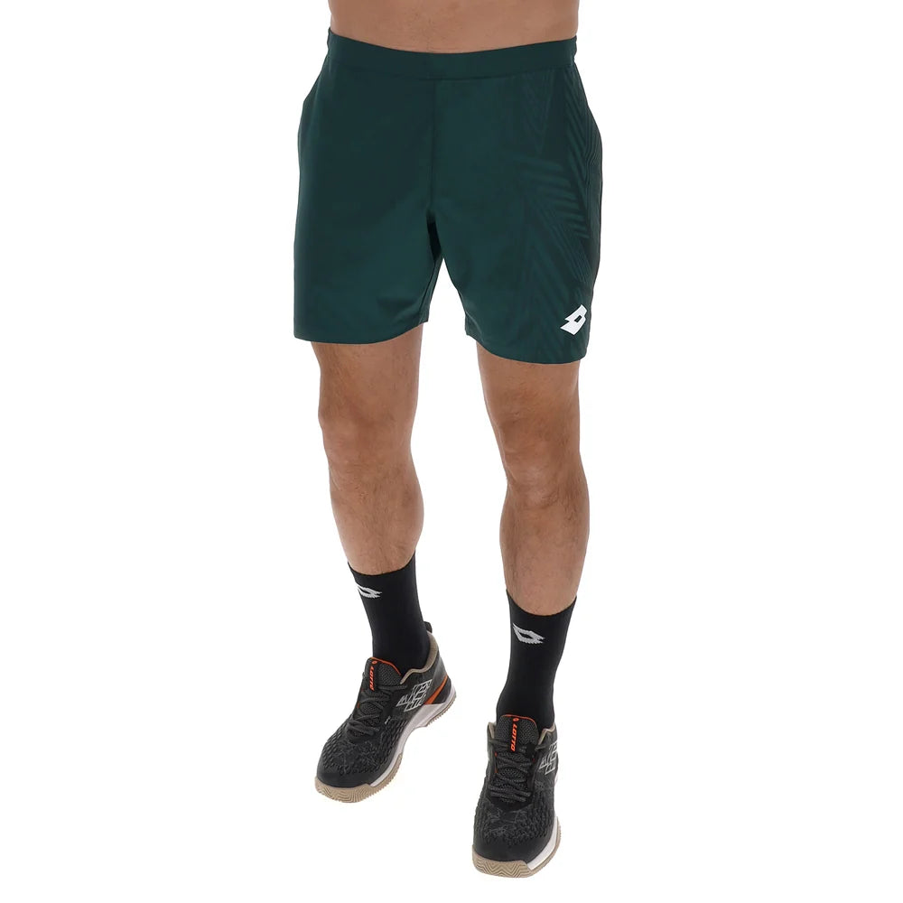 Lotto Tech V D1 Short7 223335 ERO Uomo Verde - Pantaloncini Tennis