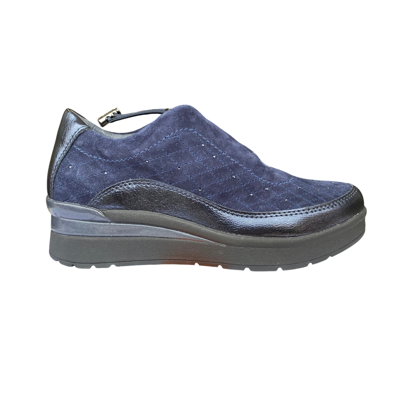 Stonefly Slip-On Cream 21 Donna 222958-131 Blu Scuro – Comfort Blusoft®, Pelle Scamosciata e Stile Elegante