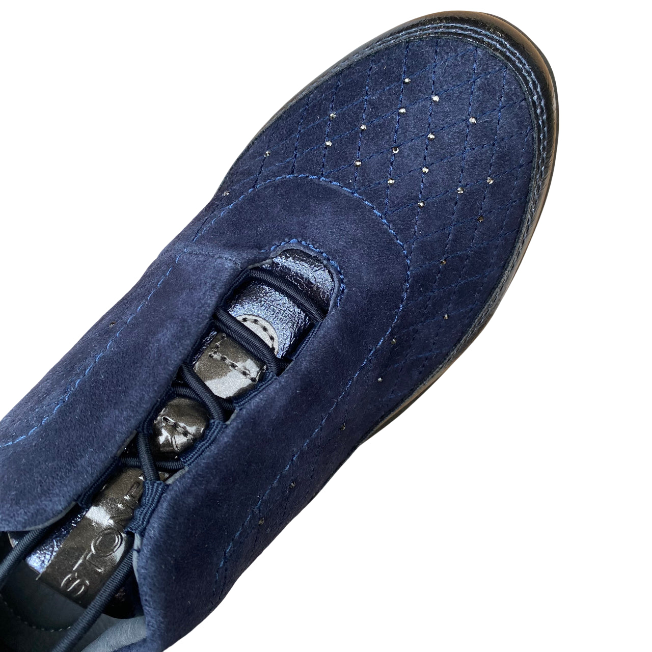 Stonefly Slip-On Cream 21 Donna 222958-131 Blu Scuro – Comfort Blusoft®, Pelle Scamosciata e Stile Elegante - tomaia 