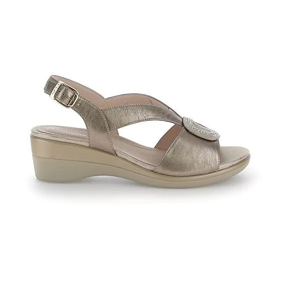 Stonefly sandalo Vanity III in nappa 220860 Z00 metal fizz