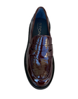 Stonefly mocassino da donna Tessa 221625 6W2 rosso scuro