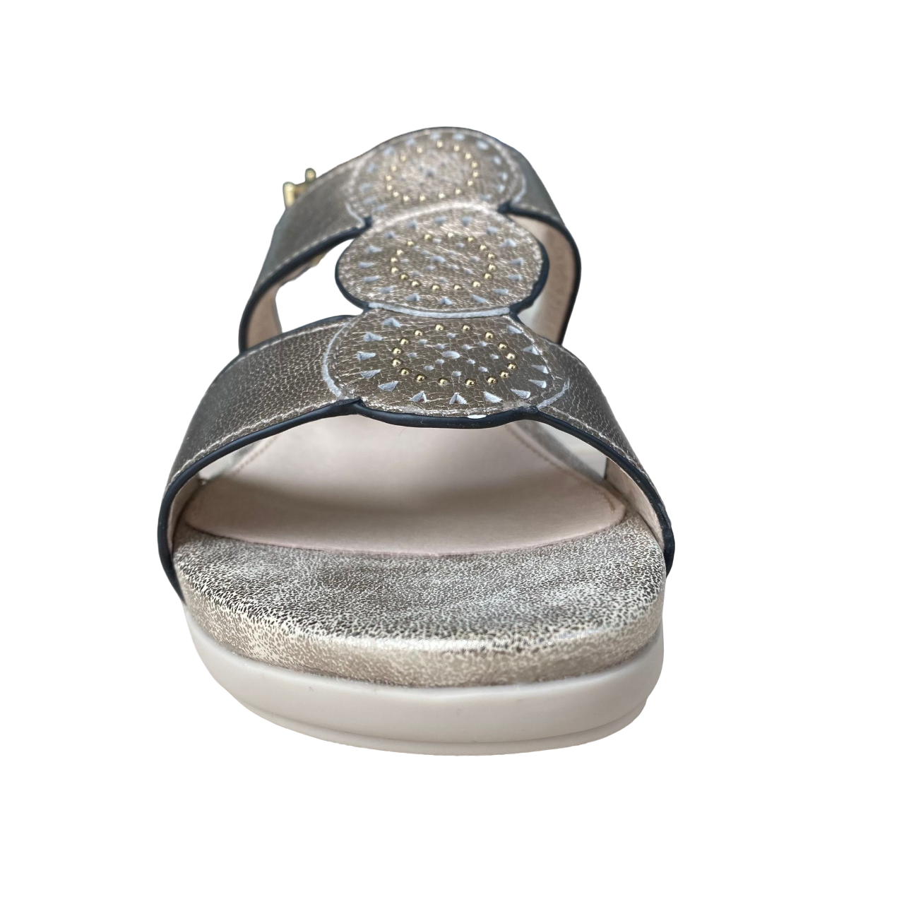 Stonefly sandalo casual da donna Eve 30 in pelle laminata 220837 Z00 metallo