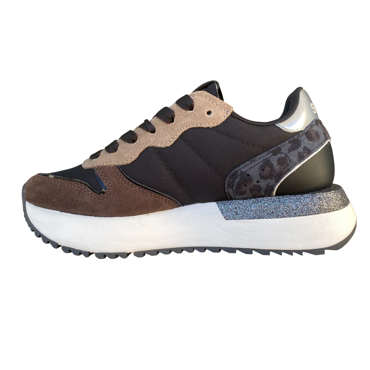 Sun68 – Sneaker Big Stargirl Donna in Nylon e Suede Z45221 11 nero Animalier | Dettagli Fashion, Stile Running e Comfort Metropolitano - interno