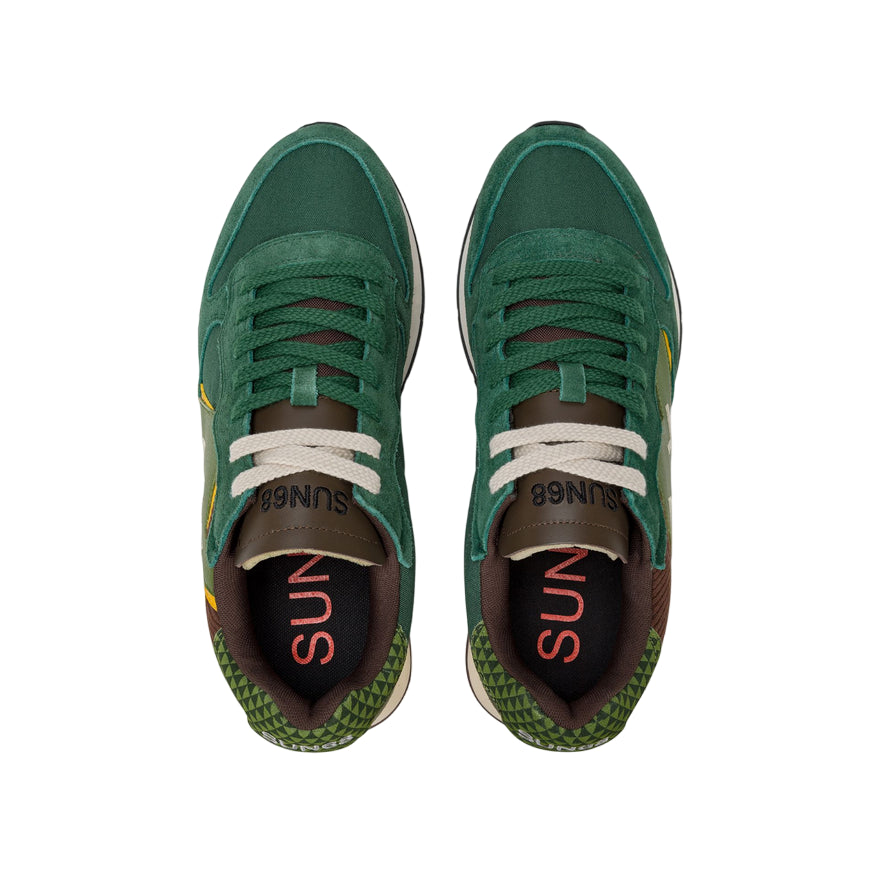 Sun68 – Sneaker Uomo Jaki Winter Volpe Z45117 93 | Comfort Invernale, Nylon e Suede Resistente, Stile Running con Dettaglio Grafico -alto