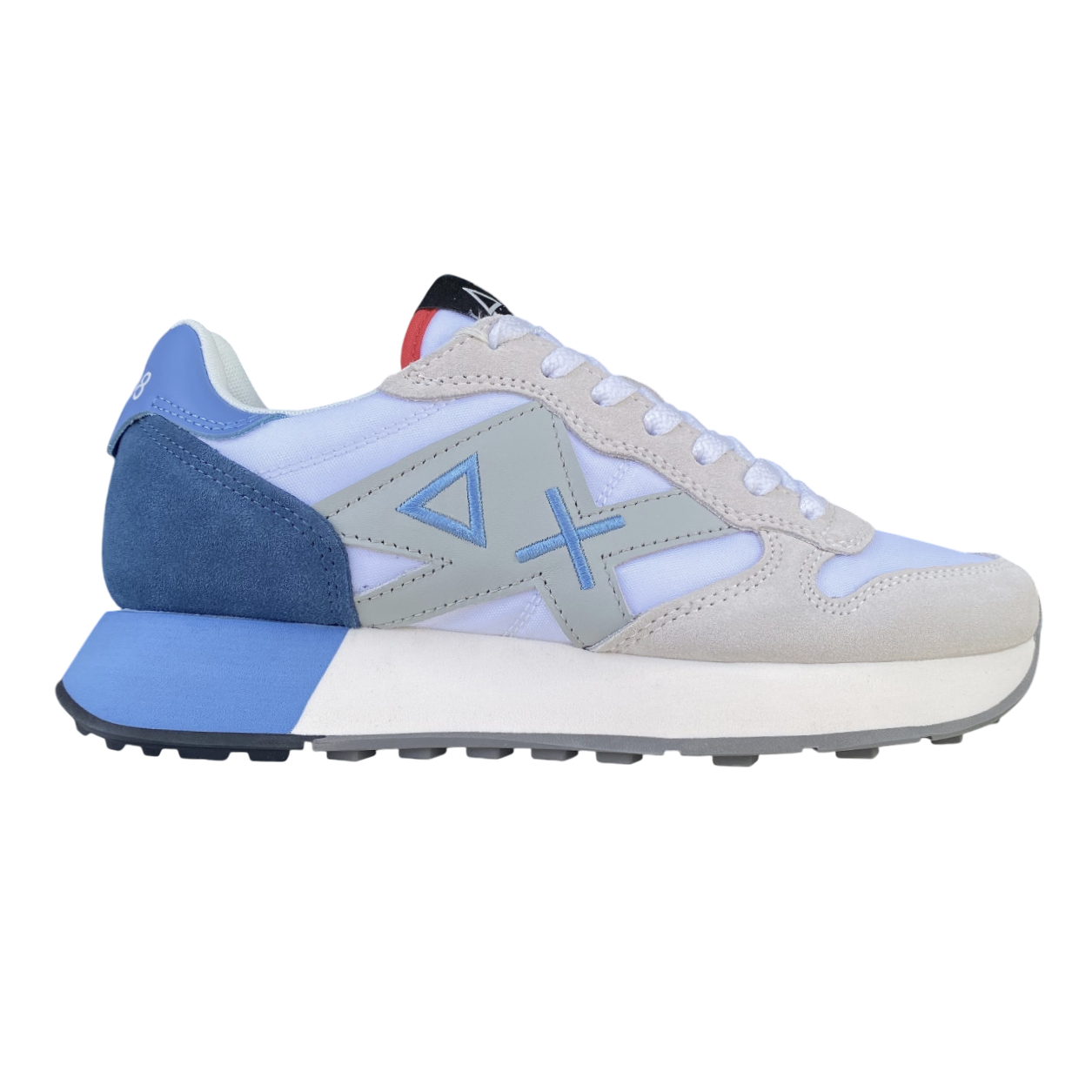Sun68 scarpa sneakers da uomo Jaki 2.0 Solid z35111 01 bianco