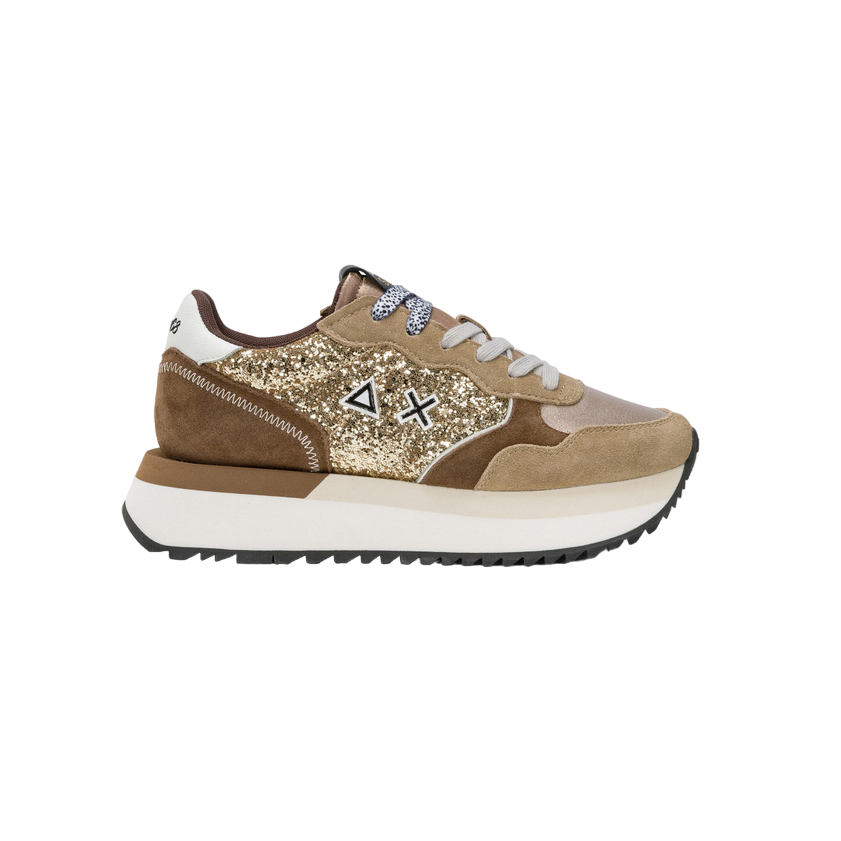 Sun68 scarpa sneakers da donna Big Ally Glitter Z44217 43 oro