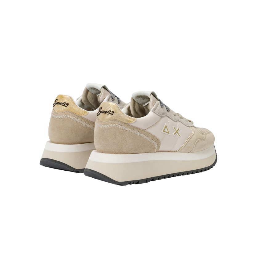 Sun68 scarpa sneakers da donna Big Ally Solid Z44216 31 bianco-panna