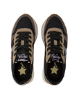 Sun68 scarpa sneakers da donna Big Stargirl Mix Z44218 11 nero