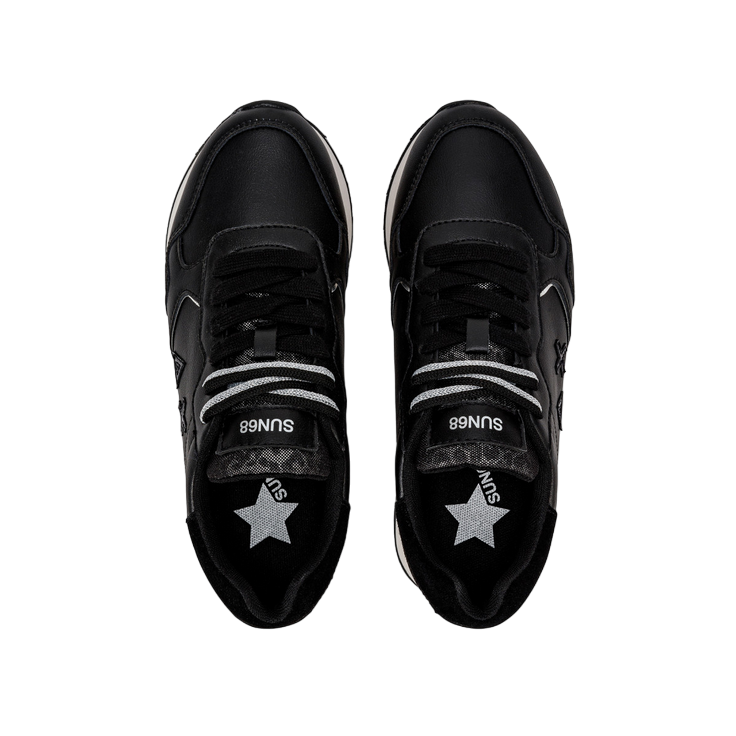 Sun68 scarpa sneakers da donna Kelly Leather Z43220 11 nero