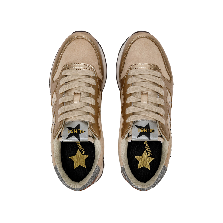 Sun68 scarpa sneakers da donna Stargirl Studs Z43212 16 beige