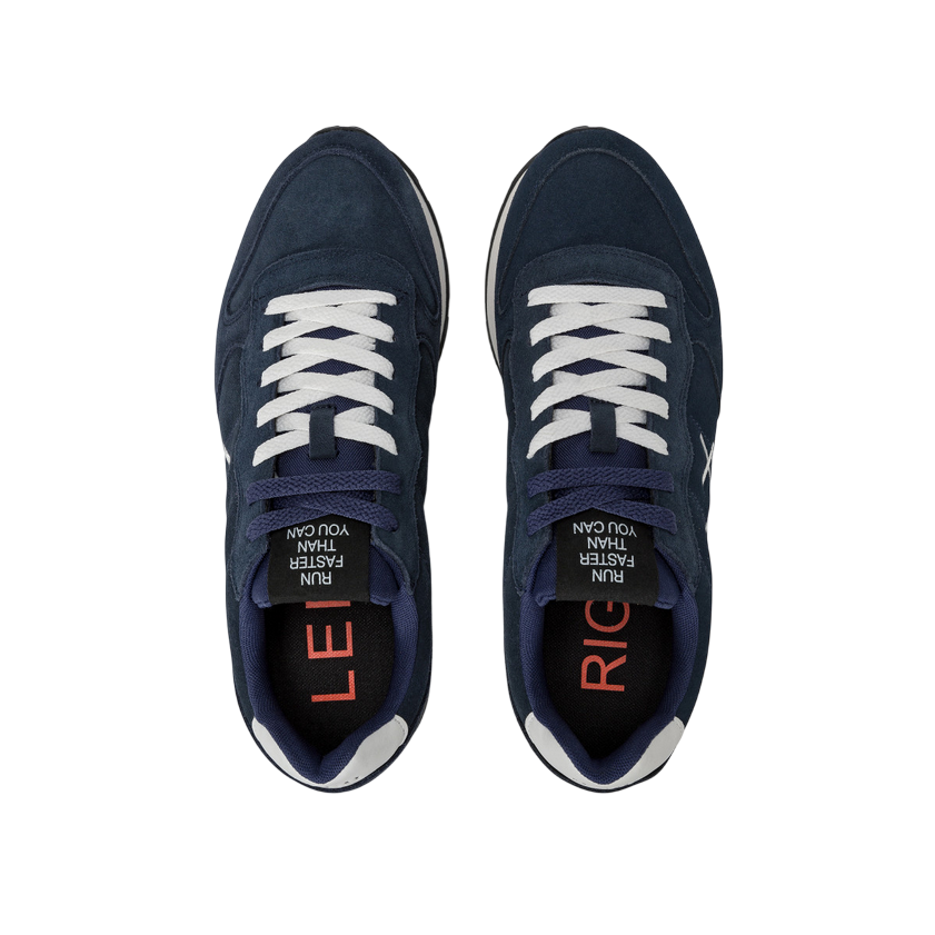 Sun68 scarpa sneakers da uomo Tom Suede Z44106 07 blu