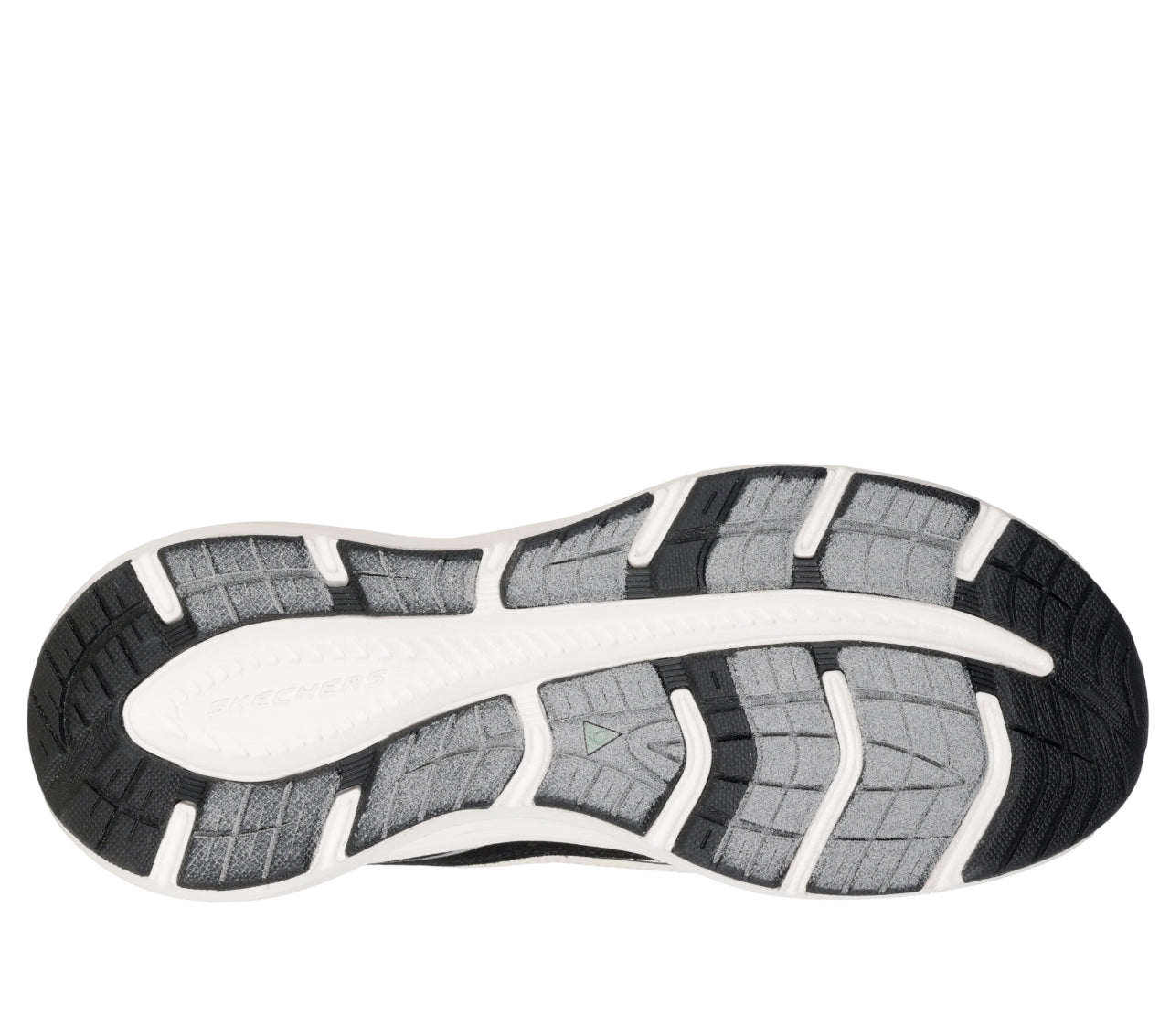 Suola scarpa running Skechers Edgeride con ammortizzazione avanzata e battistrada grip per corsa