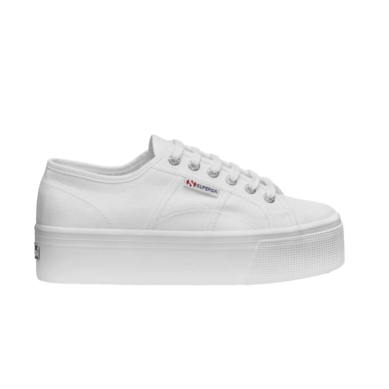 Superga scarpa sneakers da donna 2790 Cotw Linea Up and Down S9111LW 901 bianco