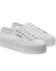 Superga scarpa sneakers da donna 2790 Cotw Linea Up and Down S9111LW 901 bianco