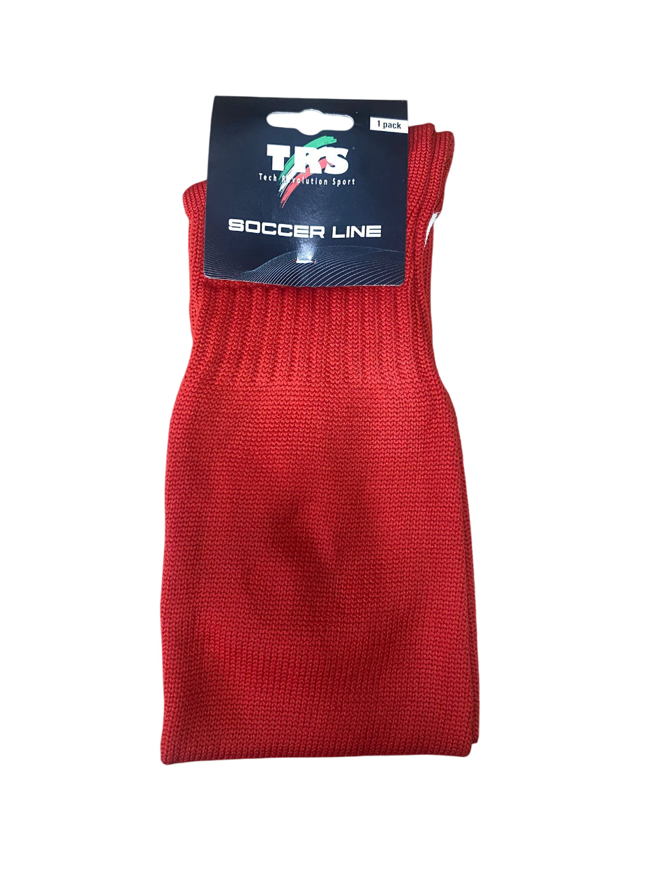 TRS Calze Calcio Q397 Rosse Unisex Made in Italy - 