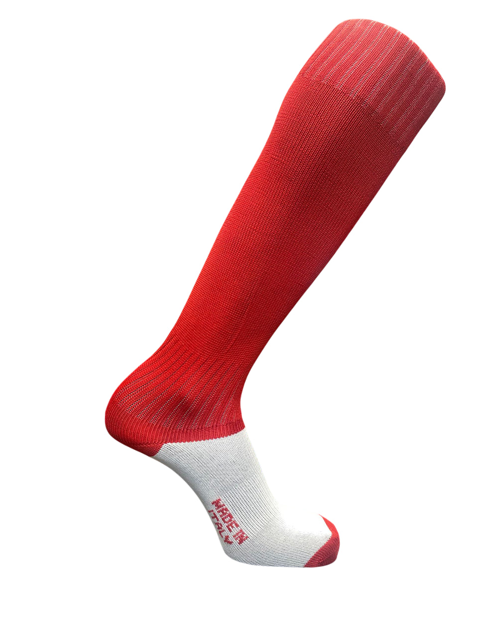 TRS Calze Calcio Q397 Rosse Unisex Made in Italy - interno 