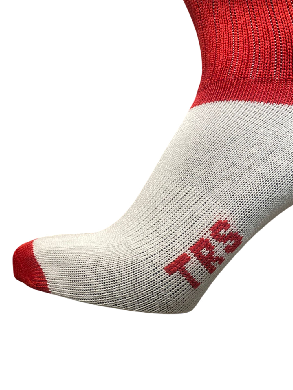 TRS Calze Calcio Q397 Rosse Unisex Made in Italy - logo 