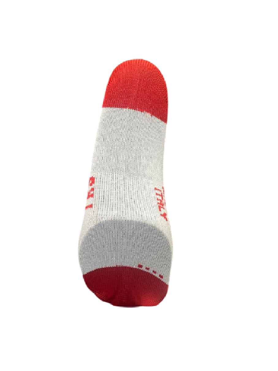 TRS Calze Calcio Q397 Rosse Unisex Made in Italy - pianta 