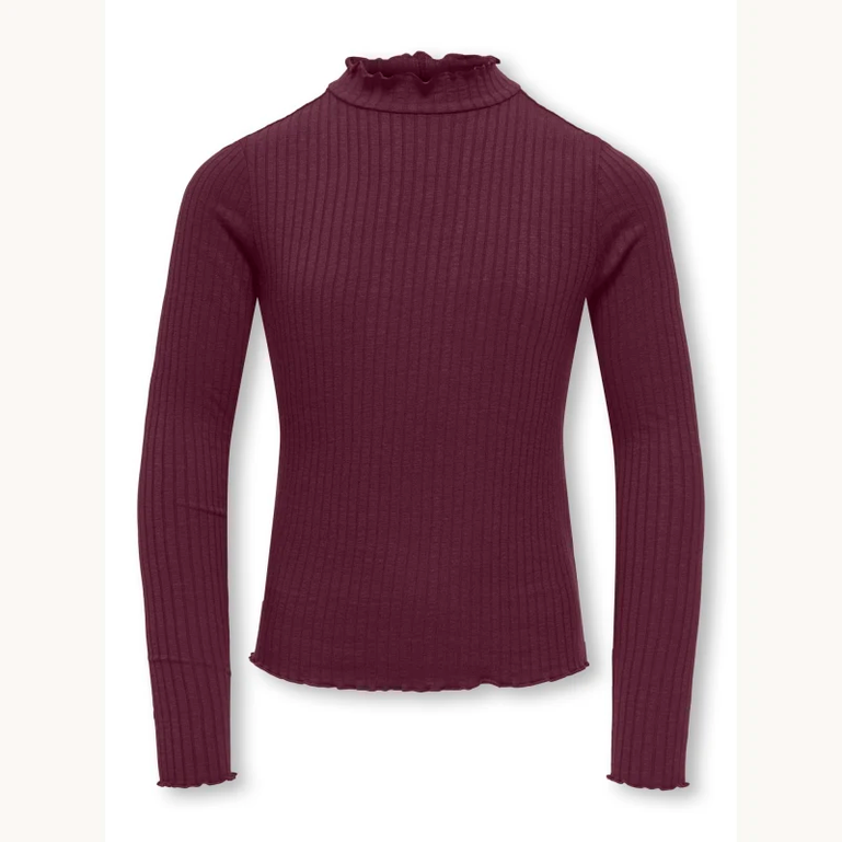 Only maglia da ragazza KOGFRANSISKA Top 15383013 vinaccia