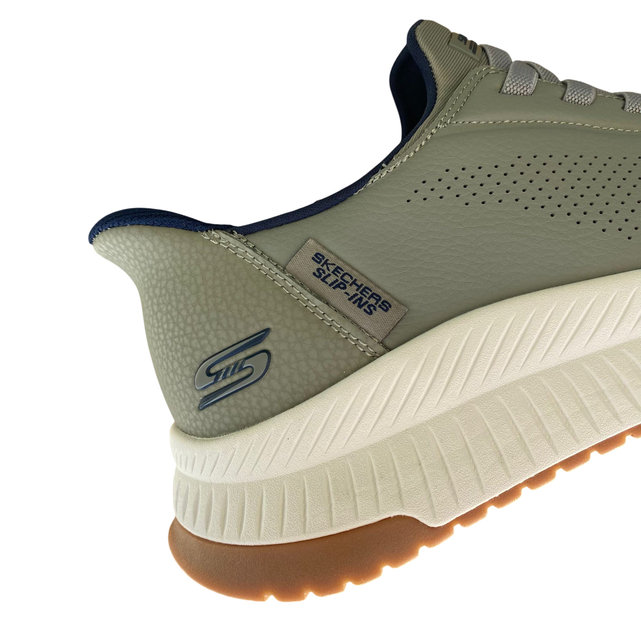 Vista posteriore tallone Skechers BOBS Sport Squad con tecnologia Hands Free e stabilità atletica