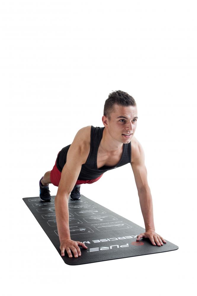 Pure 2Improve tappetino antiscivolo per esercizi Exercise Mat P21290000 265862 nero
