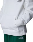 The North Face felpa con cappuccio da ragazzo Coordinates Graphic NF0A89HKFN4 bianco