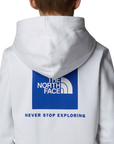 The North Face felpa con cappuccio da ragazzo Teen Redbox NF0A89H9FN4 bianco