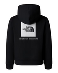 The North Face felpa con cappuccio da ragazzo Teen Redbox NF0A89H9JK nero