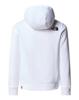 The North Face felpa con cappuccio da ragazzo in cotone leggero NF0A89PRFN4 bianco