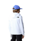 The North Face felpa con cappuccio da ragazzo in cotone leggero NF0A89PRFN4 bianco