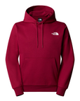 The North Face felpa con cappuccio da uomo Simple Dome NF0A89FC1X rosso barbabietola