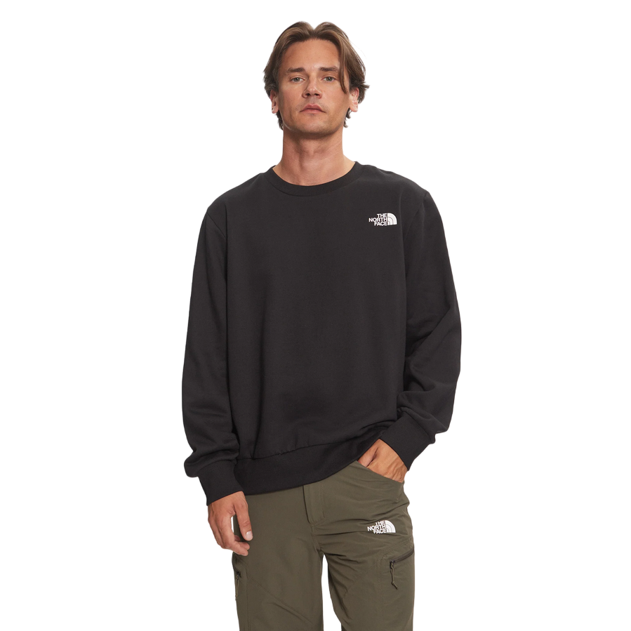 The North Face felpa girocollo da uomo Simple Dome crew NF0A89FBJK3 nero