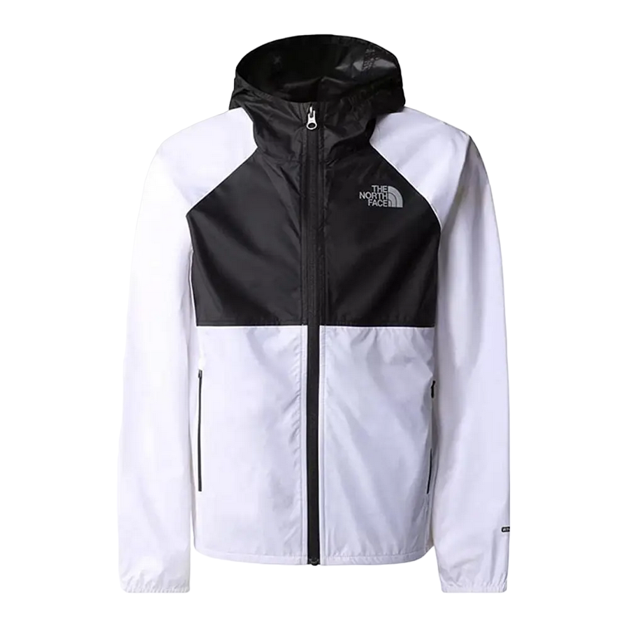 The North Face giacca da ragazzo Wind Jacket NF0A82D8FN4 white-black