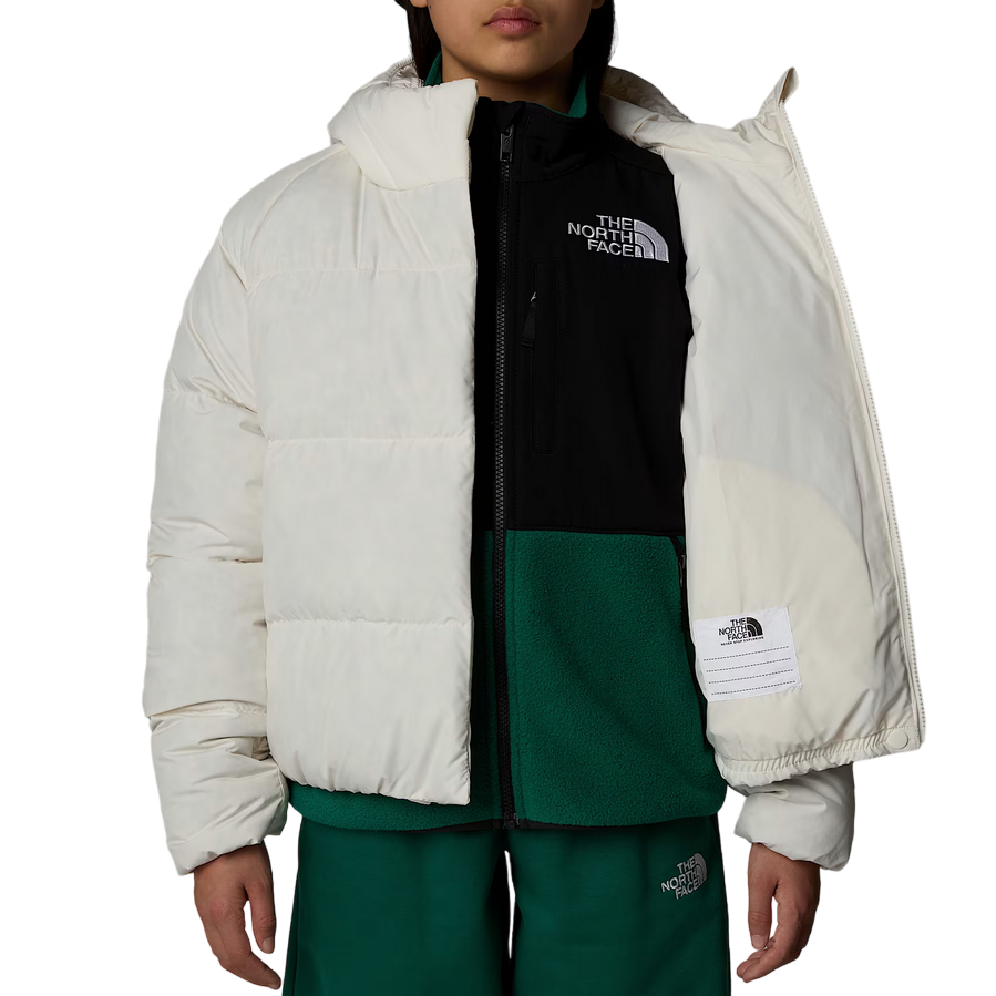 The North Face giubbotto con cappuccio da ragazza North Down NF0A88UDQLI dune