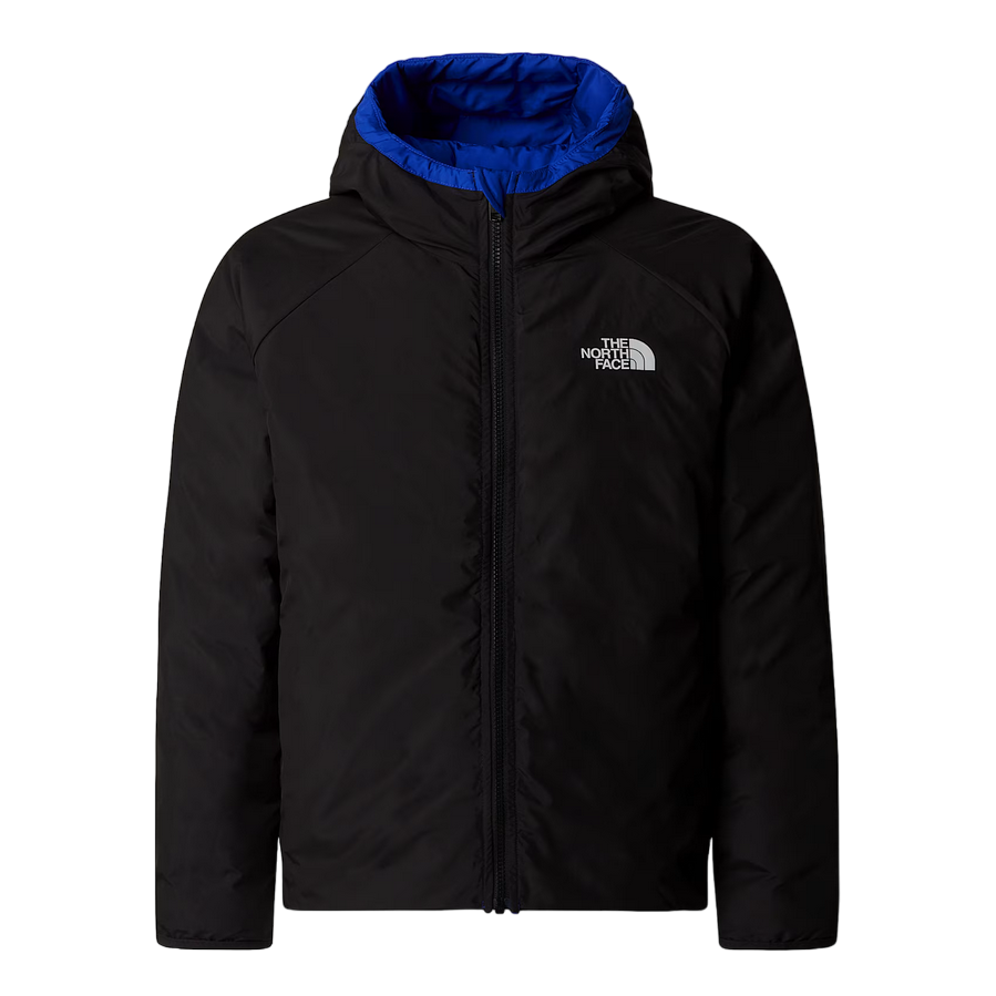 The North Face giubbotto reversibile da ragazzo con cappuccio Perrito NF0A88TWCZ6 blu