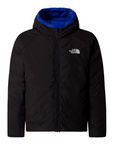 The North Face giubbotto reversibile da ragazzo con cappuccio Perrito NF0A88TWCZ6 blu