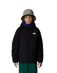 The North Face giubbotto reversibile da ragazzo con cappuccio Perrito NF0A88TWCZ6 blu