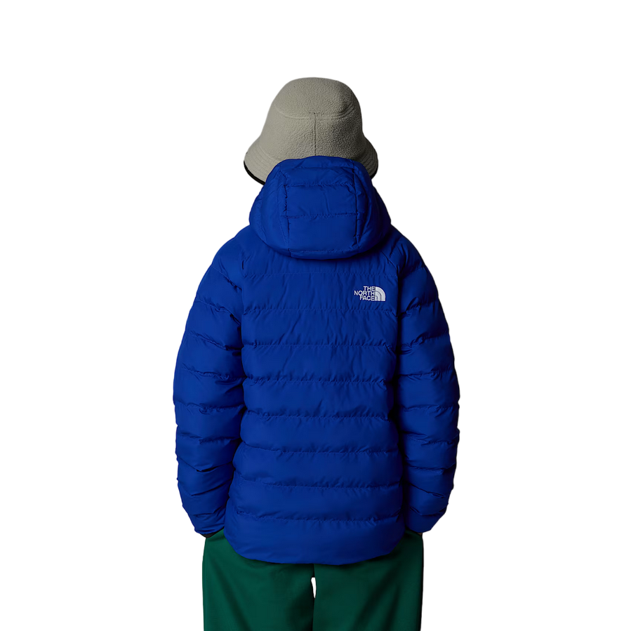 The North Face giubbotto reversibile da ragazzo con cappuccio Perrito NF0A88TWCZ6 blu