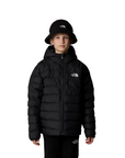 The North Face giubbotto reversibile da ragazzo con cappuccio Perrito NF0A88TWJK3 nero