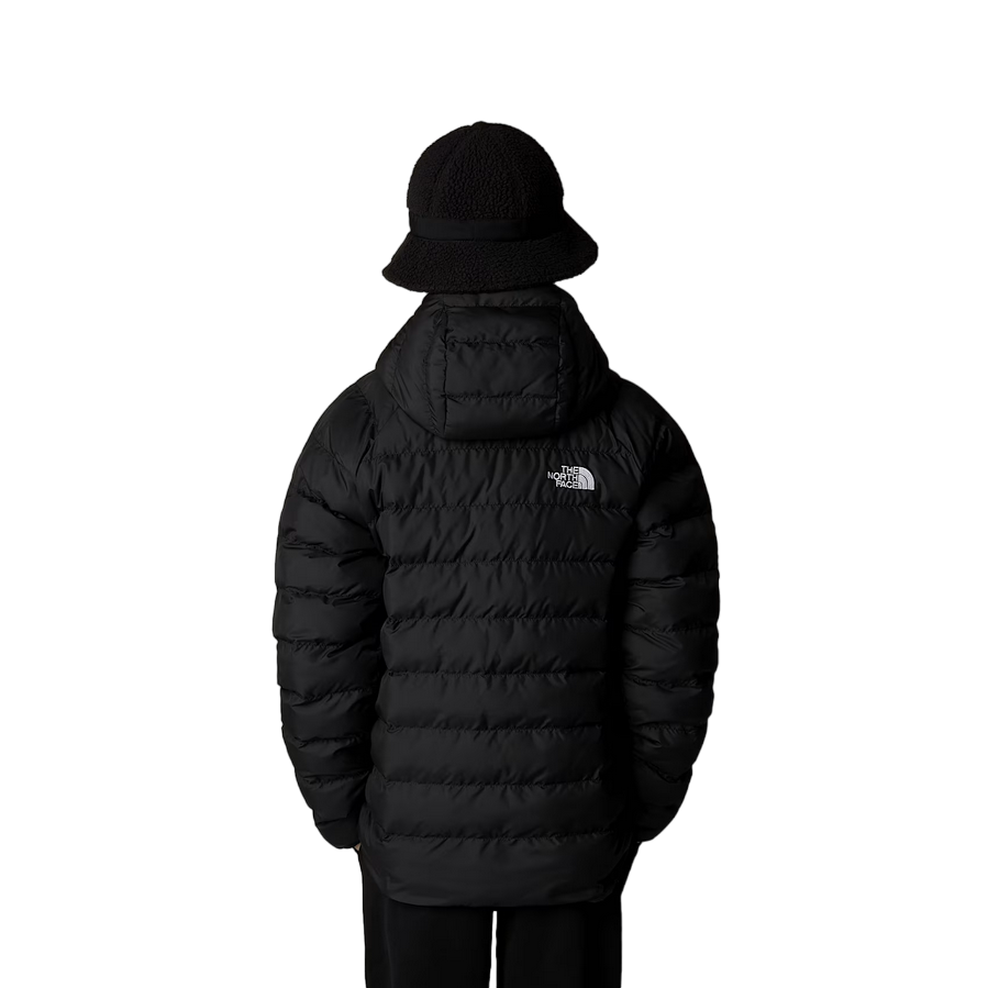 The North Face giubbotto reversibile da ragazzo con cappuccio Perrito NF0A88TWJK3 nero