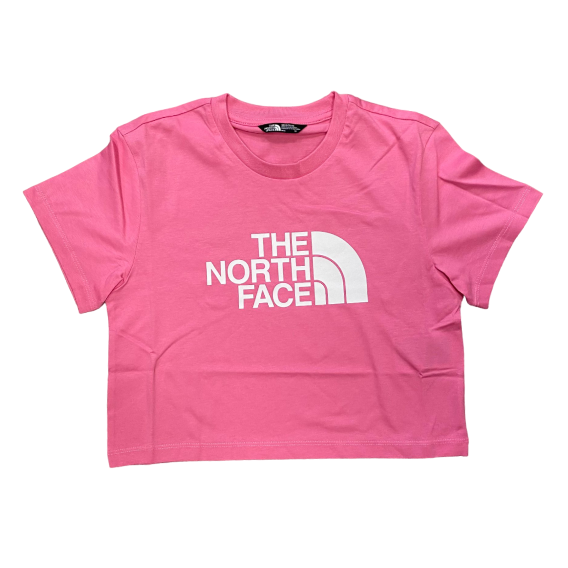 The North Face maglietta manica corta da ragazza Crop Easy NF0A87T7PIH rosa