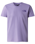 The North Face maglietta manica corta da ragazza Relaxed Graphic NF0A87BCPJO1 viola