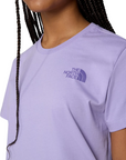 The North Face maglietta manica corta da ragazza Relaxed Graphic NF0A87BCPJO1 viola