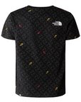 The North Face maglietta manica corta da ragazzi Simple Dome NF0A8871U8I nero