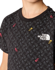 The North Face maglietta manica corta da ragazzi Simple Dome NF0A8871U8I nero