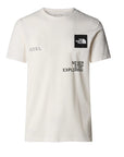 The North Face maglietta manica corta da uomo Foundation Coordinate NF0A882ZV3L bianco