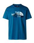 The North Face maglietta manica corta da uomo Mountain Line NF0A87NTRBI1 blu adriatico
