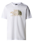 The North Face maglietta manica corta da uomo Rust 2 NF0A87NWFN41 bianco