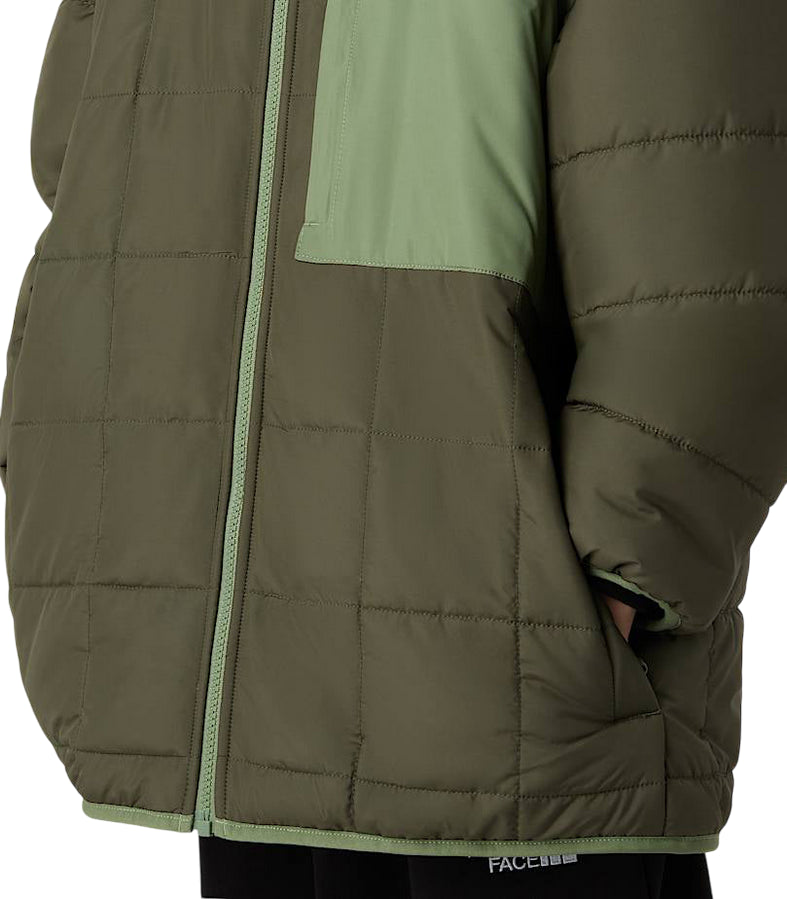 The North Face - Giacca Reversibile Ragazzo Shasta NF0A88TPC8I1 Verde/Grigio - dettaglio 